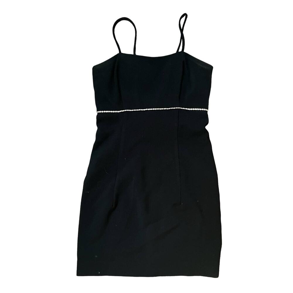 (SALE 5/$25) Vintage Favina Mini Black Dress